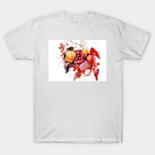 American Robin and Fall T-Shirt